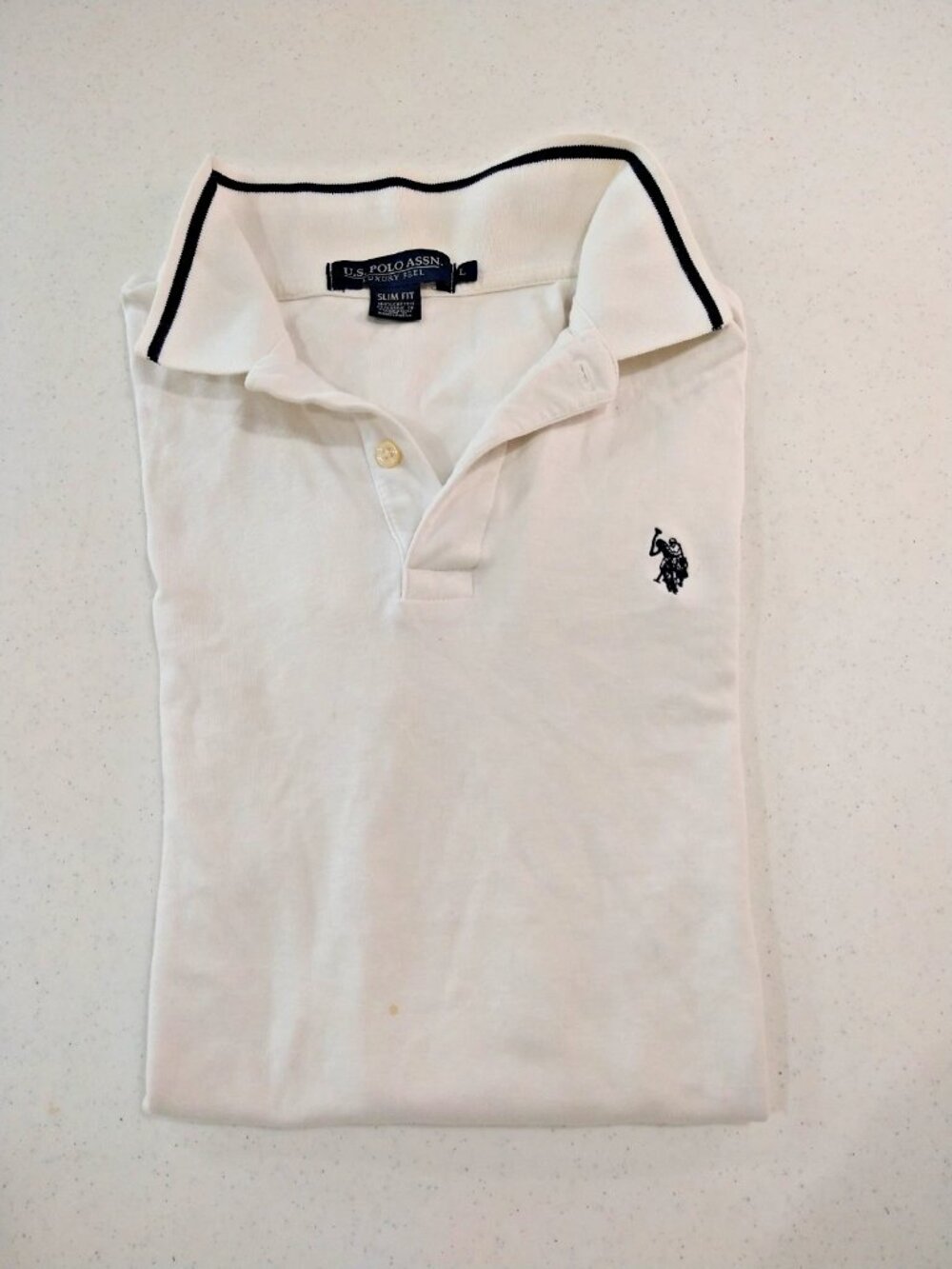 Polo Shirts For Men Large White Color